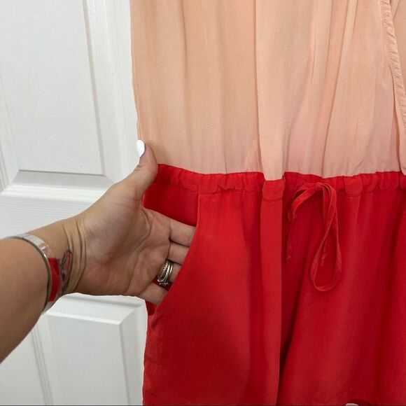 Rory Beca Loma Romper Shorts Silk Size Small - Picture 7 of 15